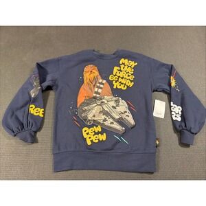 New Rare Star Wars Meets The 90's Women's Crew Sweatshirt Size Small